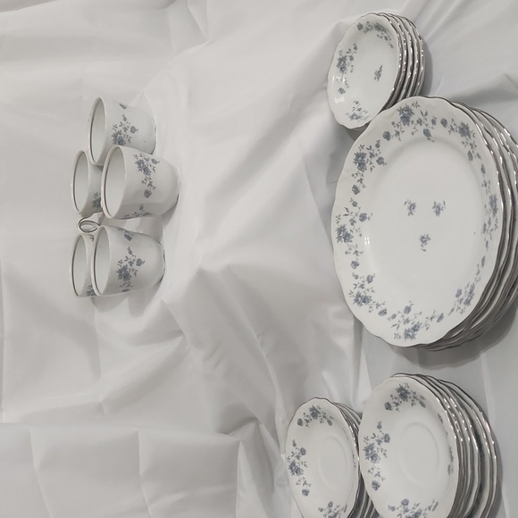johann haviland Other - Set of 5 Johann Haviland Bavaria Blue Garland Dinner Plates